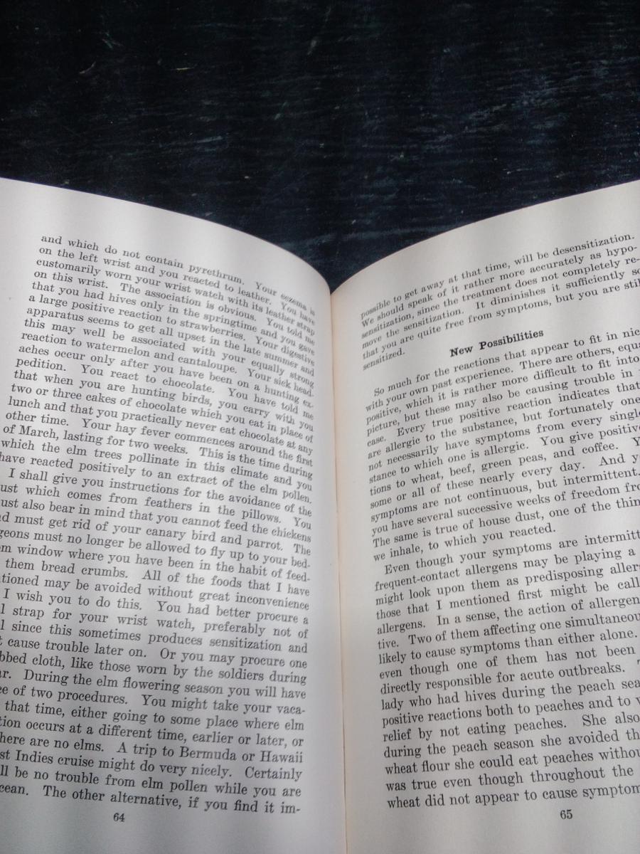 Vintage Book-Primer of Allergy 1939 DJ