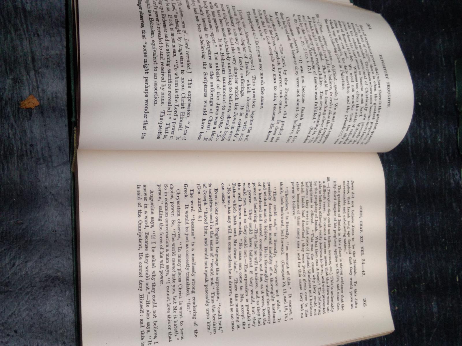 Vintage Book-(4) Ryle's Expository Thoughts on the Gospels by Zondervan