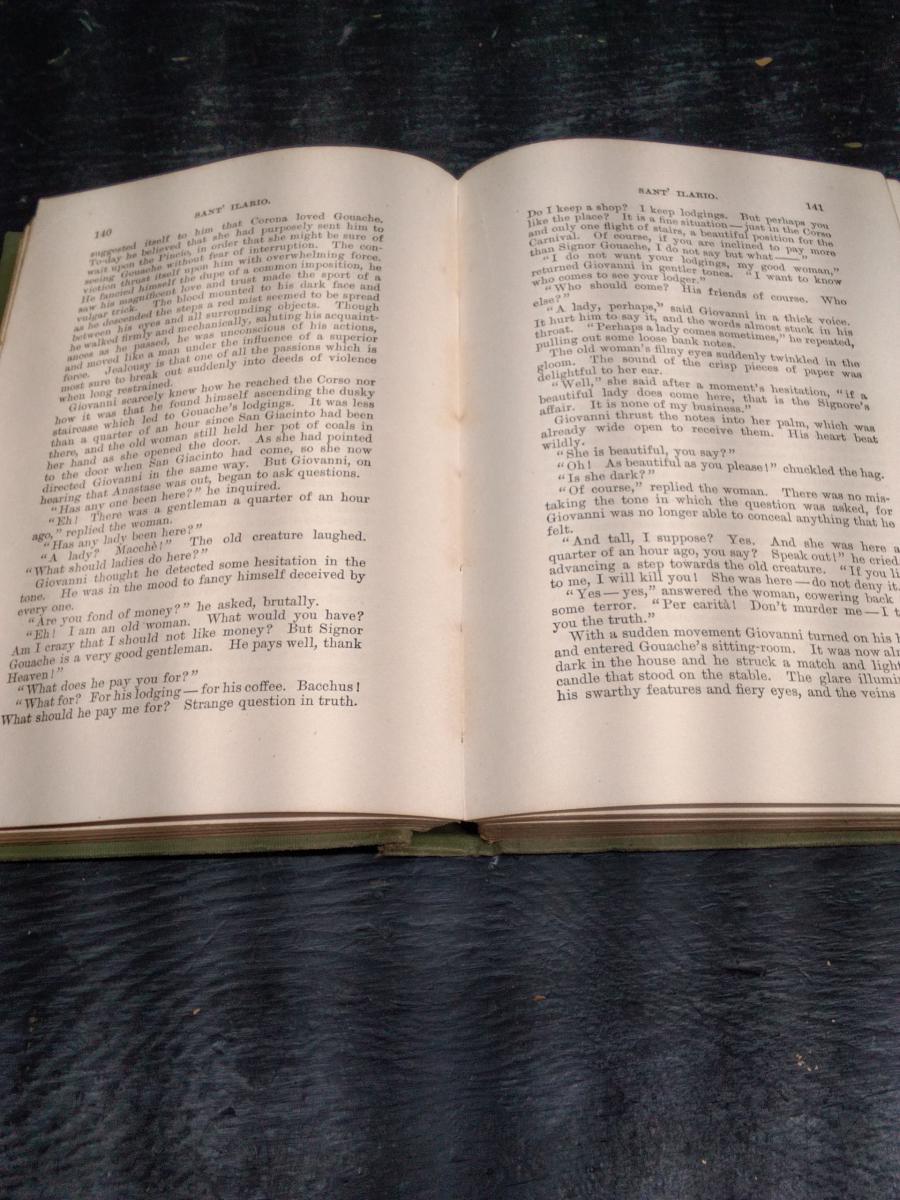 Vintage Book-Sant' Ilario 1888