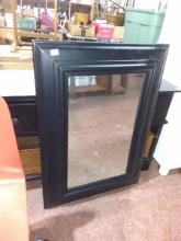 Large Framed Beveled Mirror by Pier 1