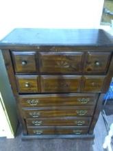 MCM Pine 4 Drawer Chest