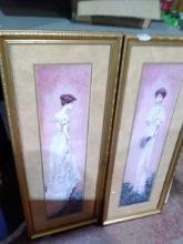 BL-Pair Framed Prints-Fashionable Lady