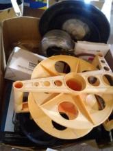 BL-Extension Cord Reel, Sanding Sleeves, Bungee Cords, Garden Items