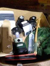 BL-Coleman Lantern, Microphone, Lava Lamp,