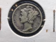 Coin-1942 Mercury Head Dime