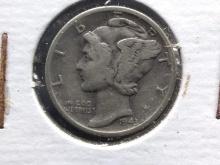 Coin-1943 Mercury Head Dime