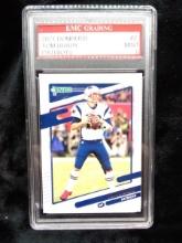 Autographed Legends Graded Trading Card-2021 Donruss Tom Brady Patriots #2 Mint 9
