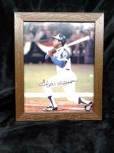 Autographed Legends  Framed Signed Pictures with COA-Hank Aaron