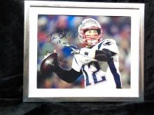Autographed Legends Framed Signed Pictures with COA-Tom Brady