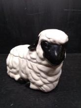 MCM Ceramic Lamb Cookie Jar