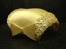 Vintage Ladies Hat-Ivory with Sequins