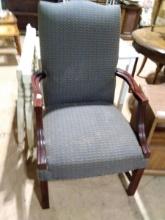 Warehouse-Contemporary Mahogany Chippendale Executive Chair