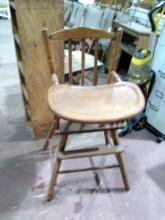 Warehouse-Vintage wooden High Chair