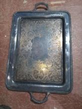 BL-Large Silver Plate Platter