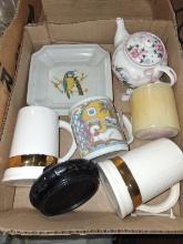 BL-Mugs, Decorative Plates, Teapot
