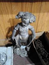 BL-Resin Garden Figure-Girl with Skirt