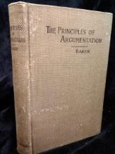 Vintage Book-The Principles of Argumentation 1895