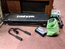 Total Gym Exercise Machine with Accessories