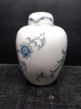 Gray & White Decorative Ginger Jar
