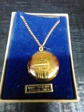 Engraved Locket with Sterling Silver Chain