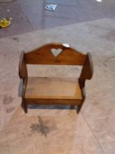 Country Pine Doll Bench