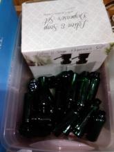 BL-Lotion and Soap Dispenser Set, Plastic Cosmetic Bottles