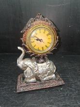 Decorative Elephant Desk Clock