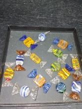 Blown Glass "Candy" Pieces Decor