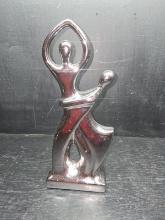 Ceramic Chrome Contemporary Figure-Let's Dance