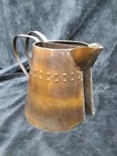Pair Metal Tea Kettle Wall Pockets