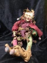 Vintage Irish Fairy Jester Figure