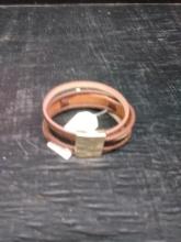 Pomina Leather Strap and Magnetic Closure Bracelet -NWT
