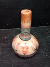 Hand painted Ceramic Chimney Style Vase