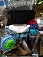 BL-Kitchen Items-Towels, Silicon Funnels, Water Bottles