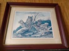 Framed Print-Timberwolves