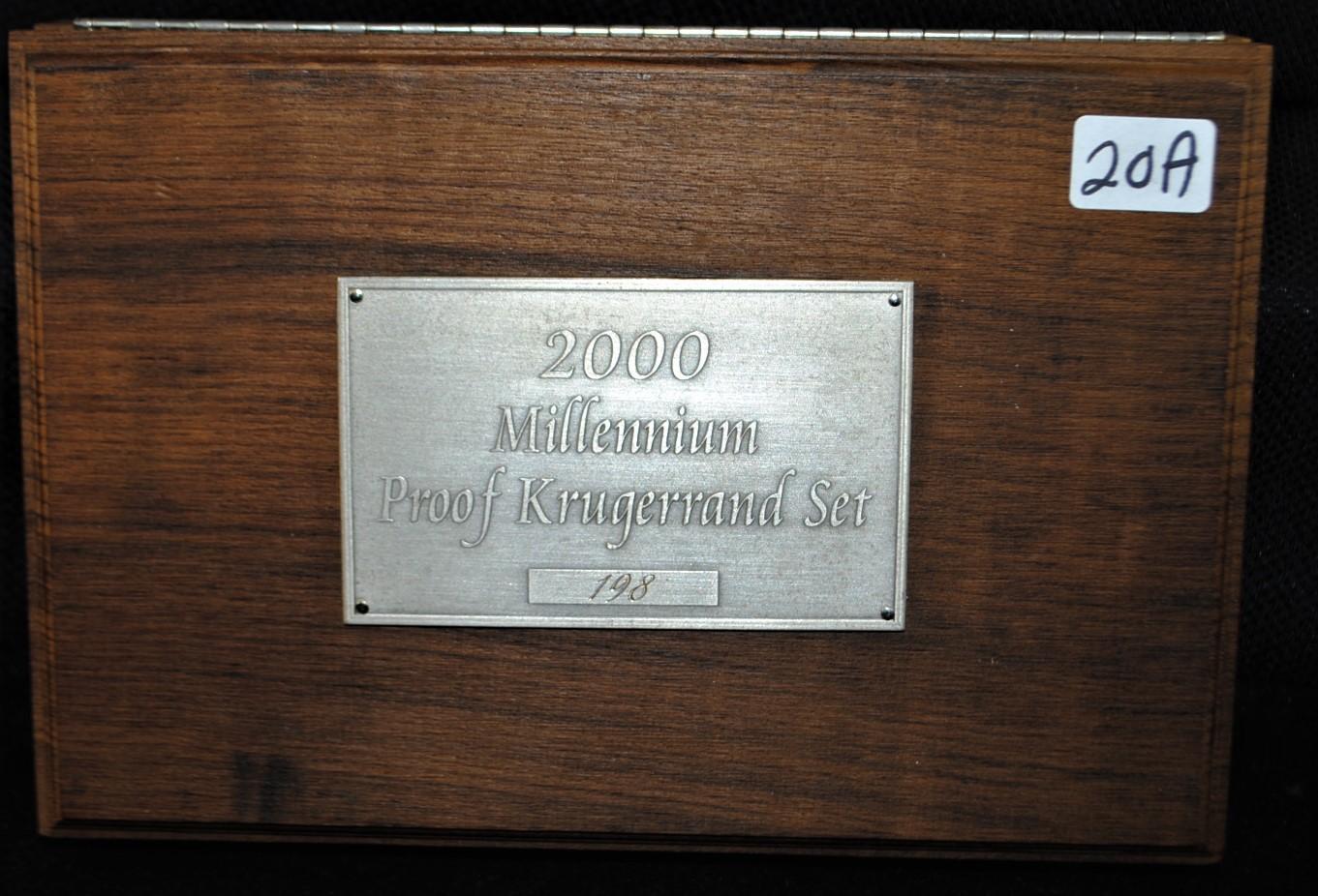 2000 MILLENNIUM LTD ED. PROOF GOLD KRUGERRAND SET