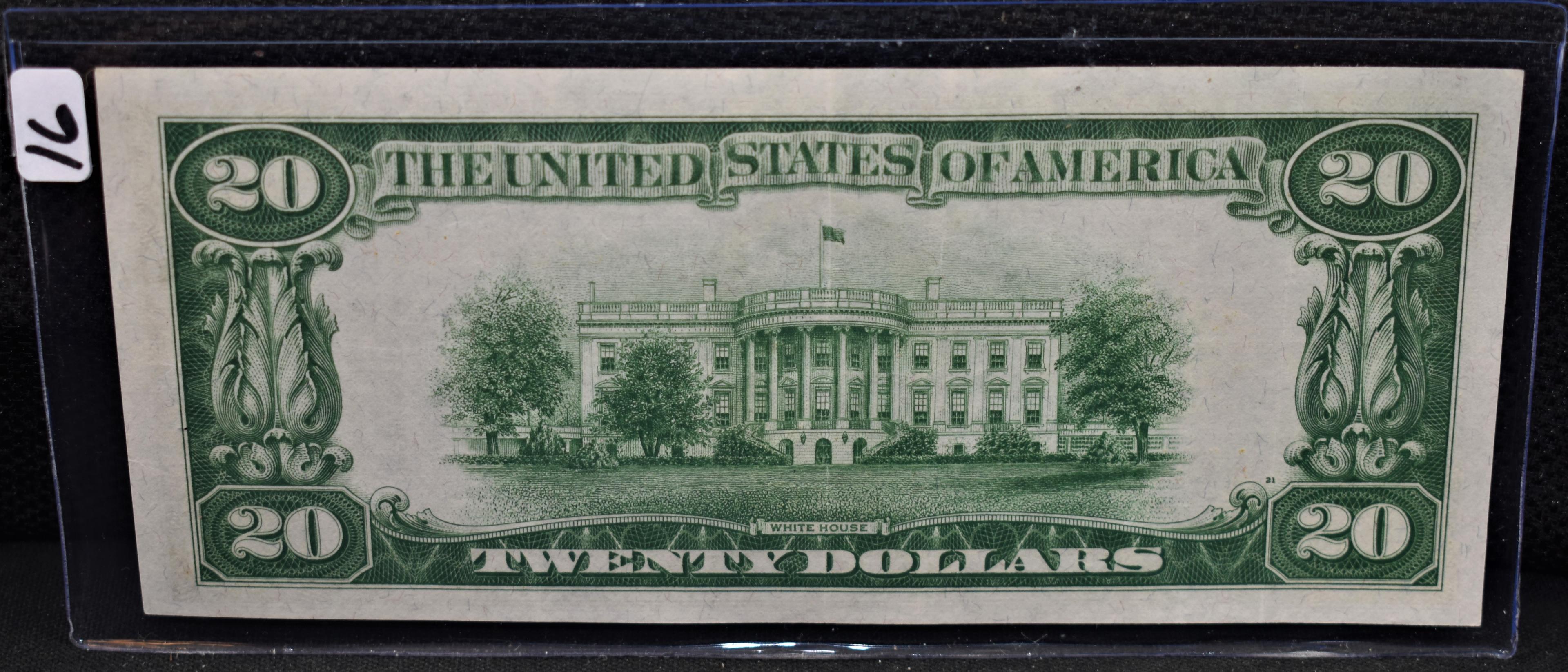 $20 CHOICE 63 GOLD CERTIFICATE SERIES 1928