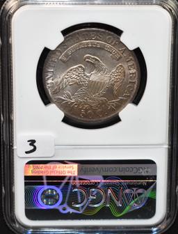 CHOICE 1831 CAPPED BUST HALF NGC MS65 (POP 50)