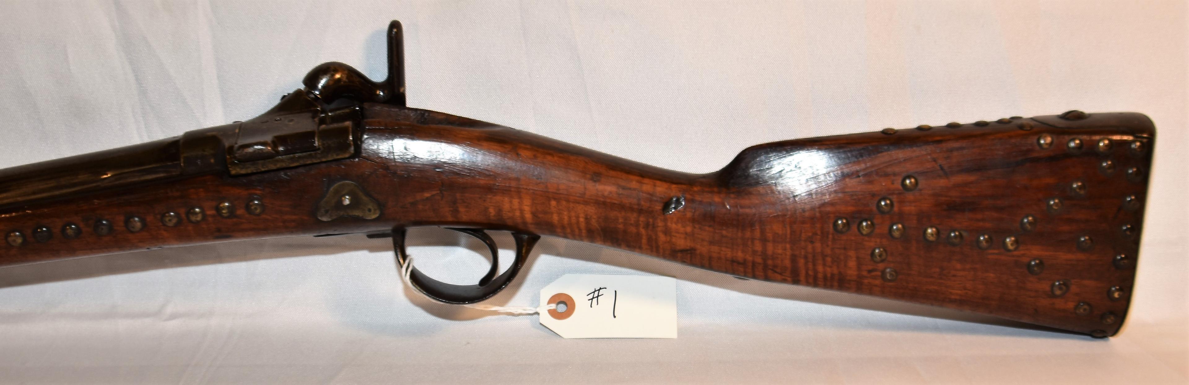 FRENCH 1853 SNIDER 10 GA BREECH LOADING SHOTGUN