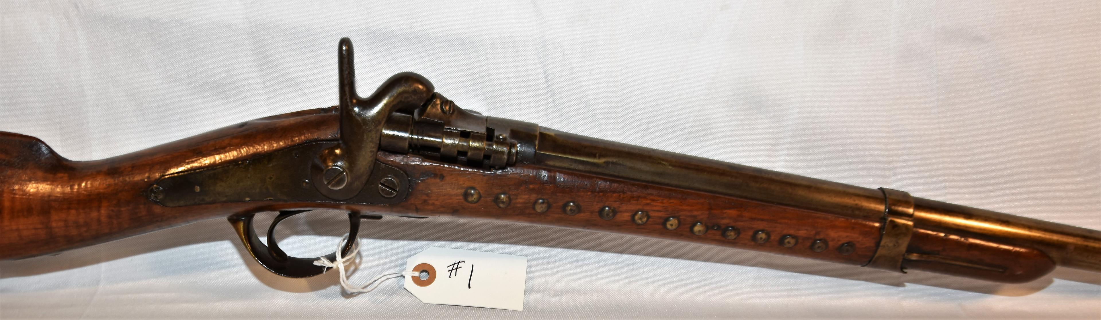 FRENCH 1853 SNIDER 10 GA BREECH LOADING SHOTGUN