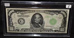 $1000 XF/AU FEDERAL RESERVE NOTE SERIES 1934