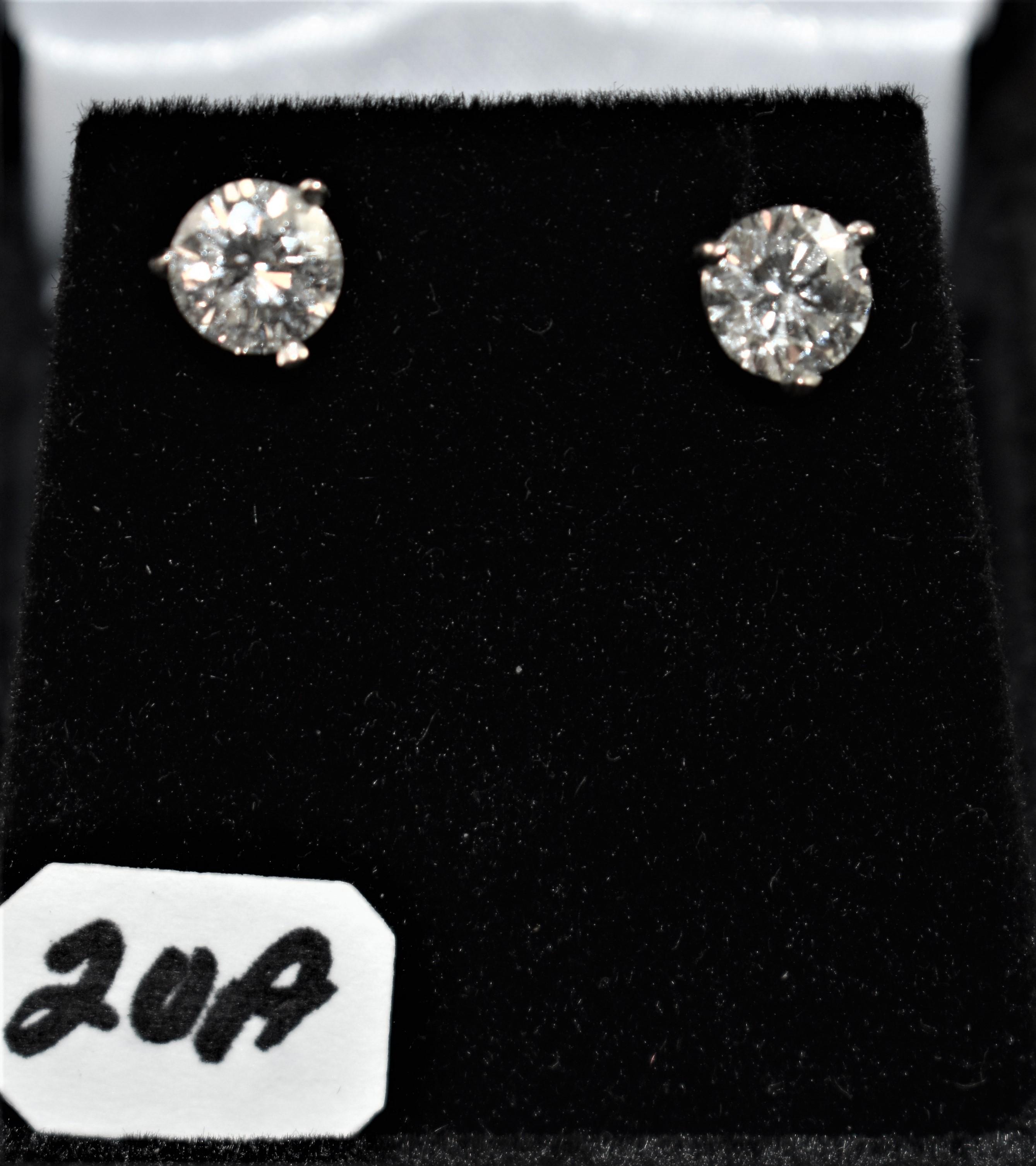 CHOICE 2.05CTTW DIAMOND STUD EARRINGS