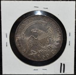 1825 UNC CAPPED BUST HALF DOLLAR