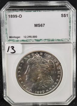 RARE 1899-0 MORGAN DOLLAR - PCI MS67