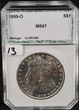 RARE 1899-0 MORGAN DOLLAR - PCI MS67