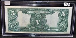 CHOICE VF/XF $5 "CHIEF PAPA" SILVER CERTIFICATE