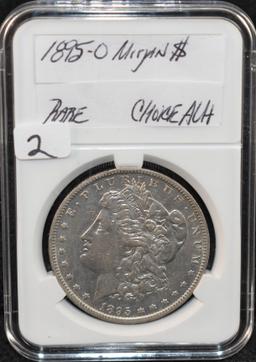 RARE KEY DATE CHOICE AU 1895-0 MORGAN DOLLAR