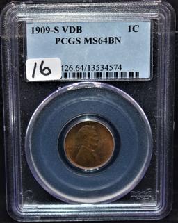 SUPER KEY 1909-SVDB LINCOLN - PCGS MS64BN
