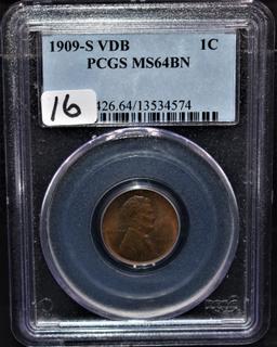 SUPER KEY 1909-SVDB LINCOLN - PCGS MS64BN