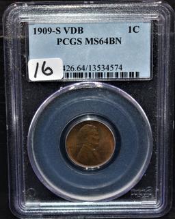 SUPER KEY 1909-SVDB LINCOLN - PCGS MS64BN